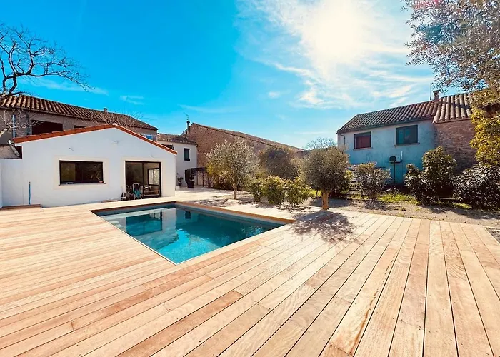 A 1min D'une Base Nautique Maison Spacieuse Avec Piscine Puicheric